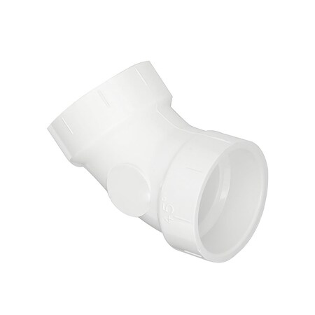 Thrifco Plumbing 1-1/2" PVC DWV 1/8 Bend Elbow 6752501