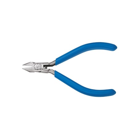 Klein Tools Diagonal Cutting Pliers, Electronics, Tapered Nose, Mini Jaw, 4-Inch D295-4C