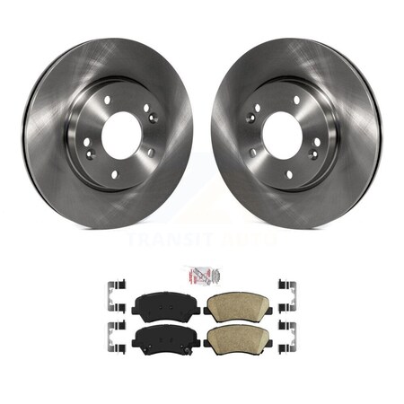 Transit Auto Front Brake Rotors Ceramic Pad Kit For Hyundai Elantra Kia