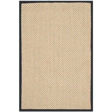 Safavieh Natural Fiber Accent Area RugMaize & Black 2 ft. 6 in. x 4 ft. NF141A-24