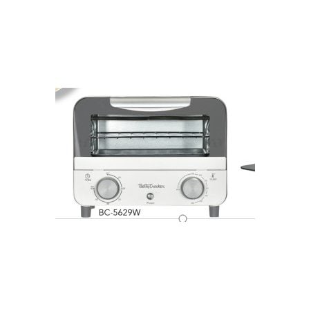 Betty Crocker Betty CrockerMini Toaster Oven, Compact Countertop Oven for Dorms, RVs, Apartments BC-5629W