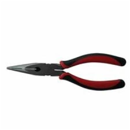 Gizmo Solid Joint Long Nose Pliers, Drop Forged Steel, 8 in. GI934911
