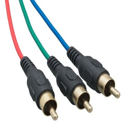 Sanoxy 15ft VGA HD15 Male to 3 RCA Male Video Cable, Black SNX-CBL-LDR-MO112-1115