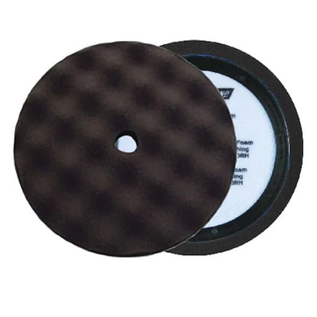 Buff And Shine Center Ring Buffing Pad, 8 in Dia, 1-3/8 in THK, Reticulated Polyester Foam Pad 820WR