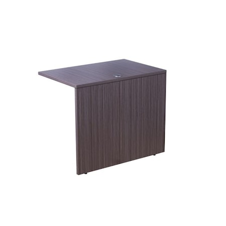 Boss Office Products 47" Reversible Bridge in Driftwood finish N170-DW