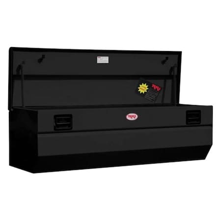 Rki M58U-1NMB Single Lid Steel Chest Tool Box with Offset for Fullsize, Black RKIM58U-1NMB