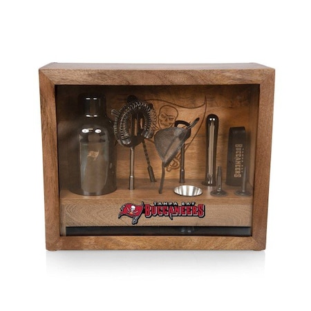 Picnic Time Family Of Brands NFL Tampa Bay Buccaneers - Old Fashioned Bar Set 861-09-511-307-2