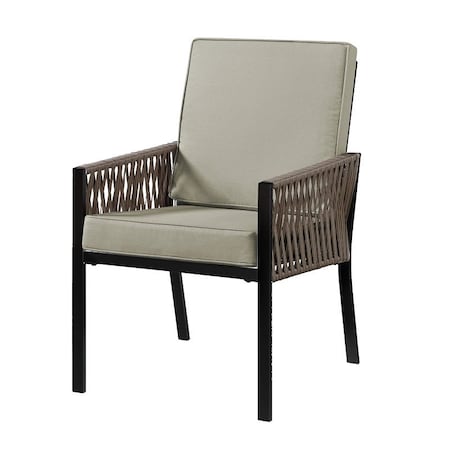 Seasonal Trends Dining Chair, 23.43 in W, 28.2 in D, 35.43 in H, Steel Frame, Black Frame, 6PK HKVS636B