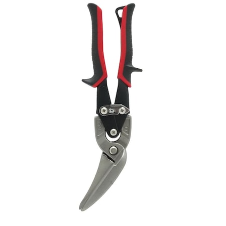 Malco Long Cut AVs Metal Cutting Snip Left Offset, 2-1/4'' Cut Length, Red Grip,  AV63