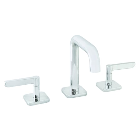 Speakman Mid Spout Widespread Faucet, 1.2 GPM, Polished Chrome SB-3122R