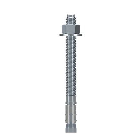Simpson Strong-Tie Strong-Bolt 2 Wedge Anchor, 1/2 in Dia, 5-1/2 in L, Carbon Steel STB2-50512P1
