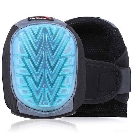Safe Handler Professional Knee Pads, Superior Gel Cushion, Blue, PR BLSH-HD-PVC-KP-7BL