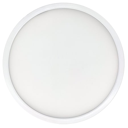Bulbrite 7" Round 10.3-W 5 Color Selectable LED Flush Mount Light, 1150 Lumens, White Finish 5 CCT - 27/30/35 773607