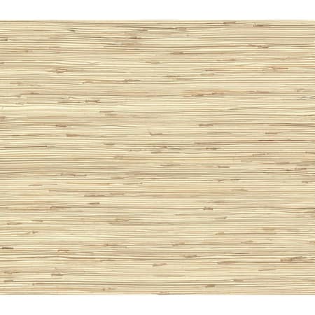York Wallcoverings River Grass Beige Wallpaper NZ0781