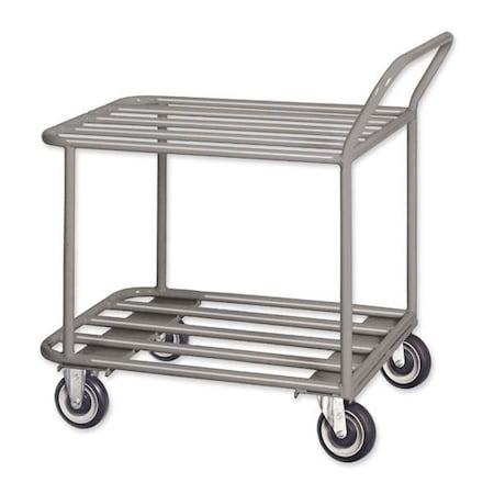 Pucel Tote Truck, 24 in W x 52 in D x 36 in H, Gray UC-2452