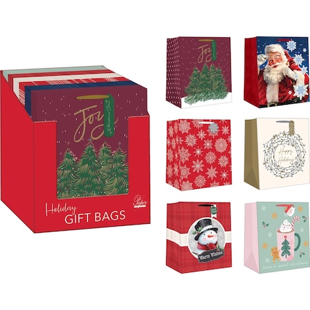 Paper Images Assorted Holiday Large Gift Bag CSWGB30CD-12