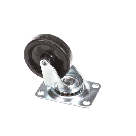 Rubbermaid Caster without Brake, 3in, Swivel Plate, Single FG3600-L4000