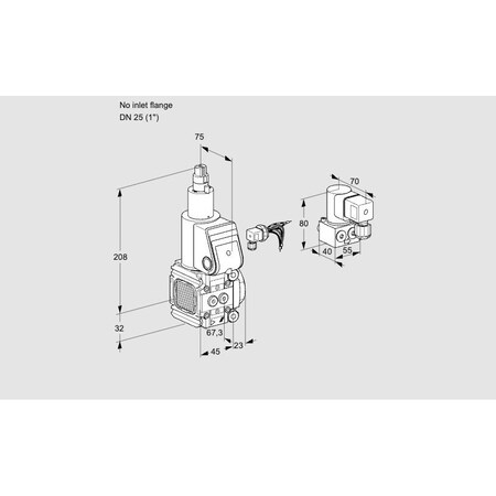 Honeywell Kromschroder VAS1-/25R/LW KS88004505