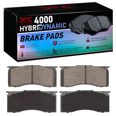Dynamic Friction Co DFC 4000 HybriDynamic Brake Pads 4000-0011-00