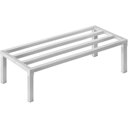 Vevor Aluminum Dunnage Rack Stationary Dunnage Rack 36" x 20" x 8" Storage Rack JC-ADR-20368-ASB