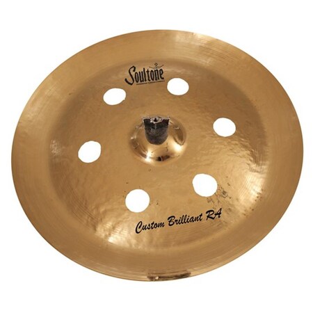 Soultone Cymbals 18 in. Brilliant RA FXO 6 Effect China CBRRA-CHN18FXO6