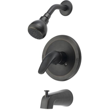 Boston Harbor Tub/Shower, Fixed Mount Showerhead, 1.75 gpm Showerhead, 1 Spray Settings, 1-Handle TQ-F1014209RW