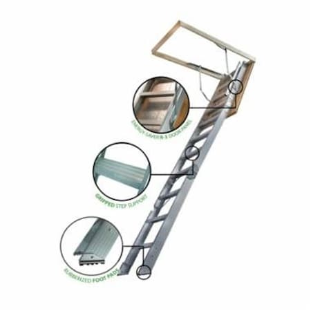 Marwin The TITAN Series Attic Stair, 8 ft 9 in H Ceiling T80ESFT