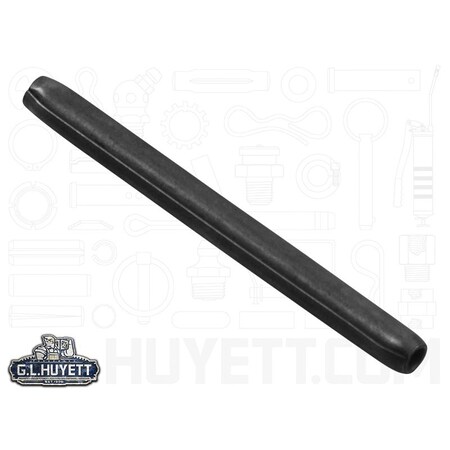 Huyett Coiled Spring Pin, Standard Duty, Passivated 420 Stainless Steel, 1 mm Dia x 12 mm Length SPCMSP-010-012