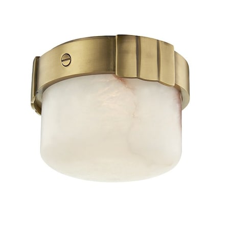 Hudson Valley Lighting Beckett 1 Light Flush Mount 6 In. Aged Brass 1410-AGB