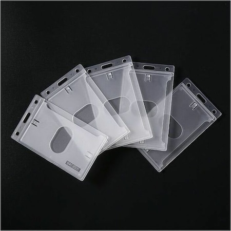 Brady BADGE HOLDER, VERT SIDE LOAD RIGID CARD HOLDER 1840-6500