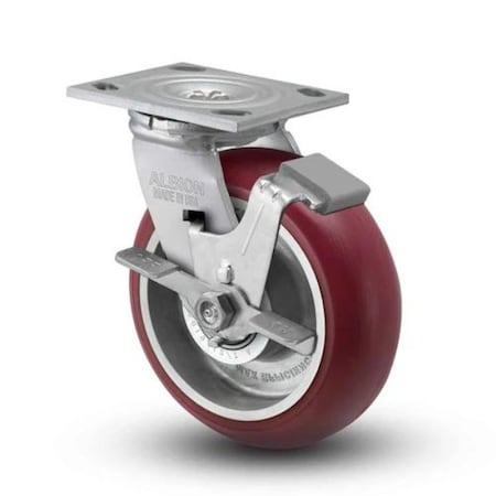 Albion Caster, Floor-Protective, 6x2, 16AX06228SFBA 16AX06228SFBA