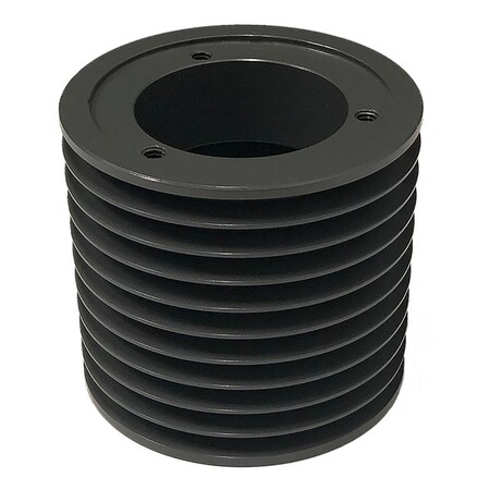 B&B Manufacturing Bushing 10 Groove V-Belt Pulley 5 inch OD 103V500SK