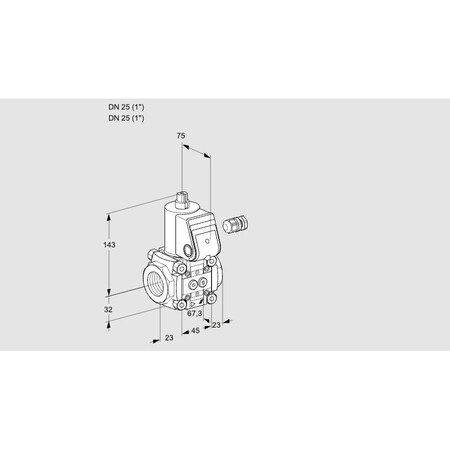 Honeywell Kromschroder VAS125R/NW KS88030600