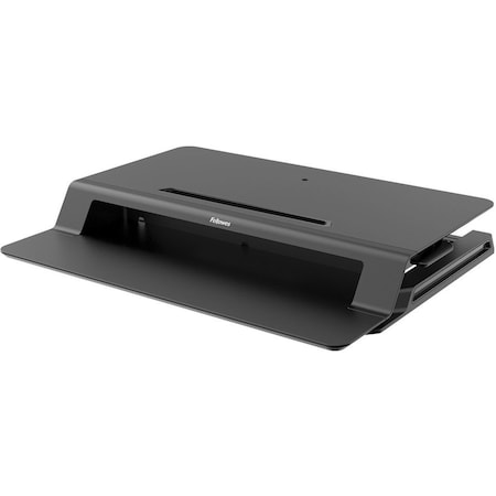 Fellowes EASILY TRANSITION FROM SITTING TO STANDING WITH GAS SPRING HEIGHT ADJUSTMENT. FL 8215001