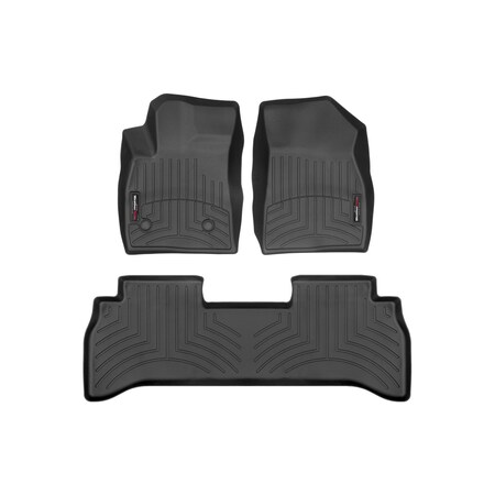 Weathertech Black, Front and Rear Floorliners 441617-1-4