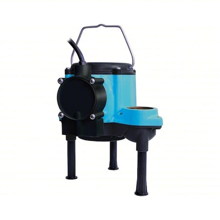 Little Giant Pump SubmersibleSumpPump, 10ft, 6in, 230VAC 6-CIA