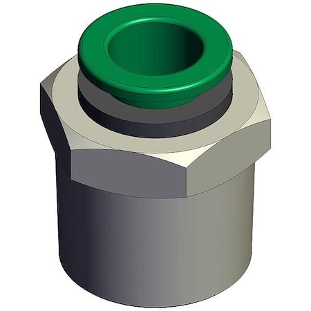 Smc Push-Fit Fitting, Straight KRH10-04S