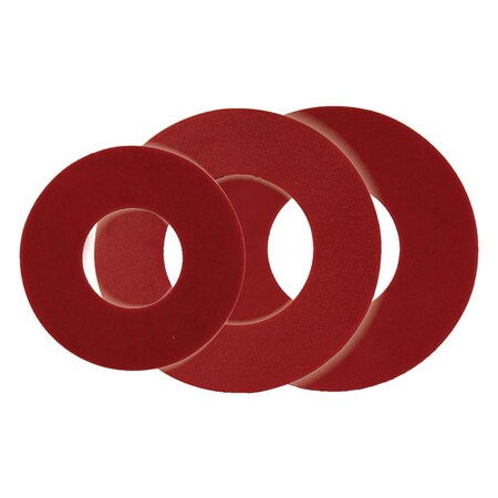 Homewardbound Dual Flush Seal Kit, Red, Rubber, 3PK HO1495262