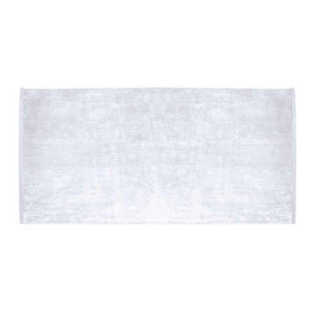 Towelsoft Large Terry Velour 100% Ring Spun Cotton Beach Towel-White HOME-BV1108-WHT