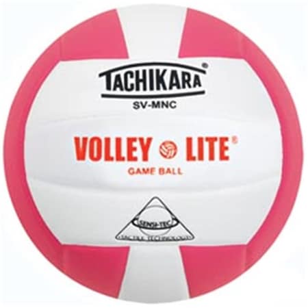 Tachikara Volley-Lite Volleyball - Pink-White SVMNC.PKW