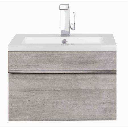 Cutler Trough Collection 24 in Wall Mount Modern Bathroom Vanity - Soho FV-TR-SOHO24