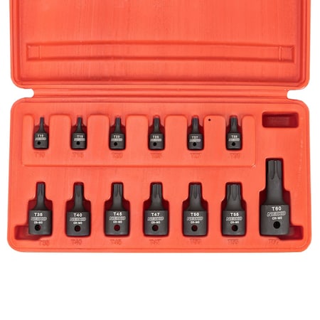 Neiko Impact Torx Bit Socket Set, T10 to T60 10281B