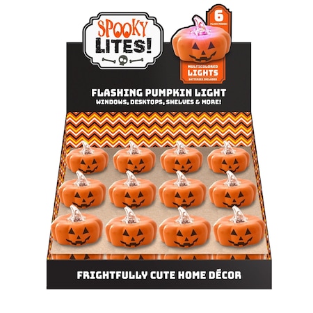 Dm Merchandising Spooky Lites Multicolored 3 in. Flashing Lights H-LTPLT