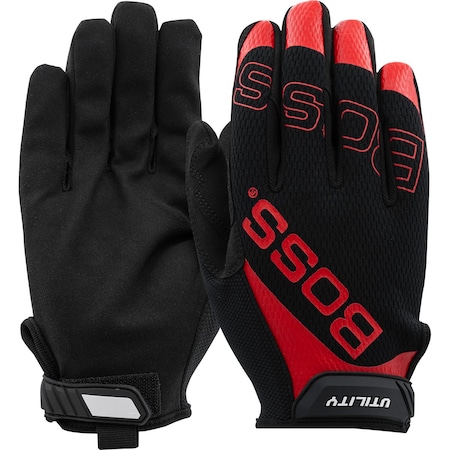 Boss Synthetic Microfiber Palm with Mesh Fabric Back 120-MU1210T/M
