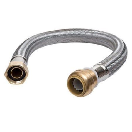 Aditivos 12 in. Stainless Steel Braided Water Heater Connector AD3276612