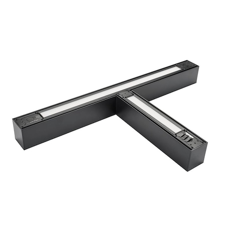 Keystone Linear Arch Fixture with Direct & Indirect Lighting | T | Power and Color Selectable| Black | 0-10V KT-LALED37PS-TA-8CSF-VDIM-B