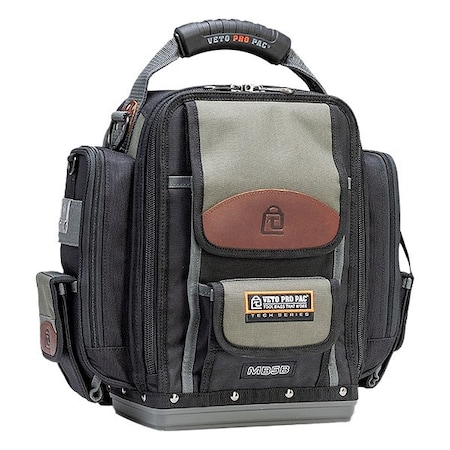 Veto Pro Pac Tool & Meter Bag with Removable Backpack Straps, Extra Large - MB5B TOOL BAG