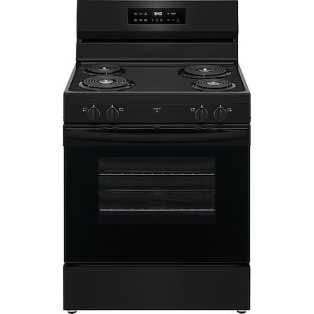 Frigidaire Freestanding Coil Range Black FCRC3022BB