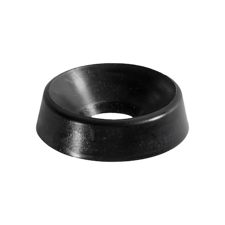 Auveco #12 Nylon Finishing Washer - Black, 50PK 13723