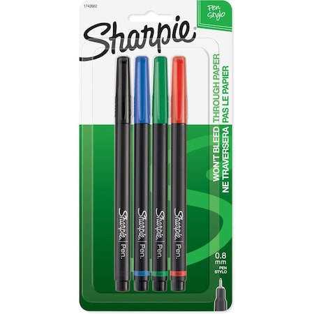 Sanford Ink 4CT Ball Point Pen 1742662